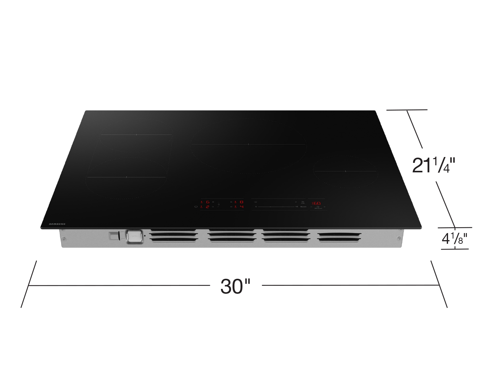 SamsungUS/home/home-appliances/cooktops-and-hoods/induction-cooktop/03182025/CC70F30S2D_03_Black_Dimensions_Fractions_SCOM.jpg