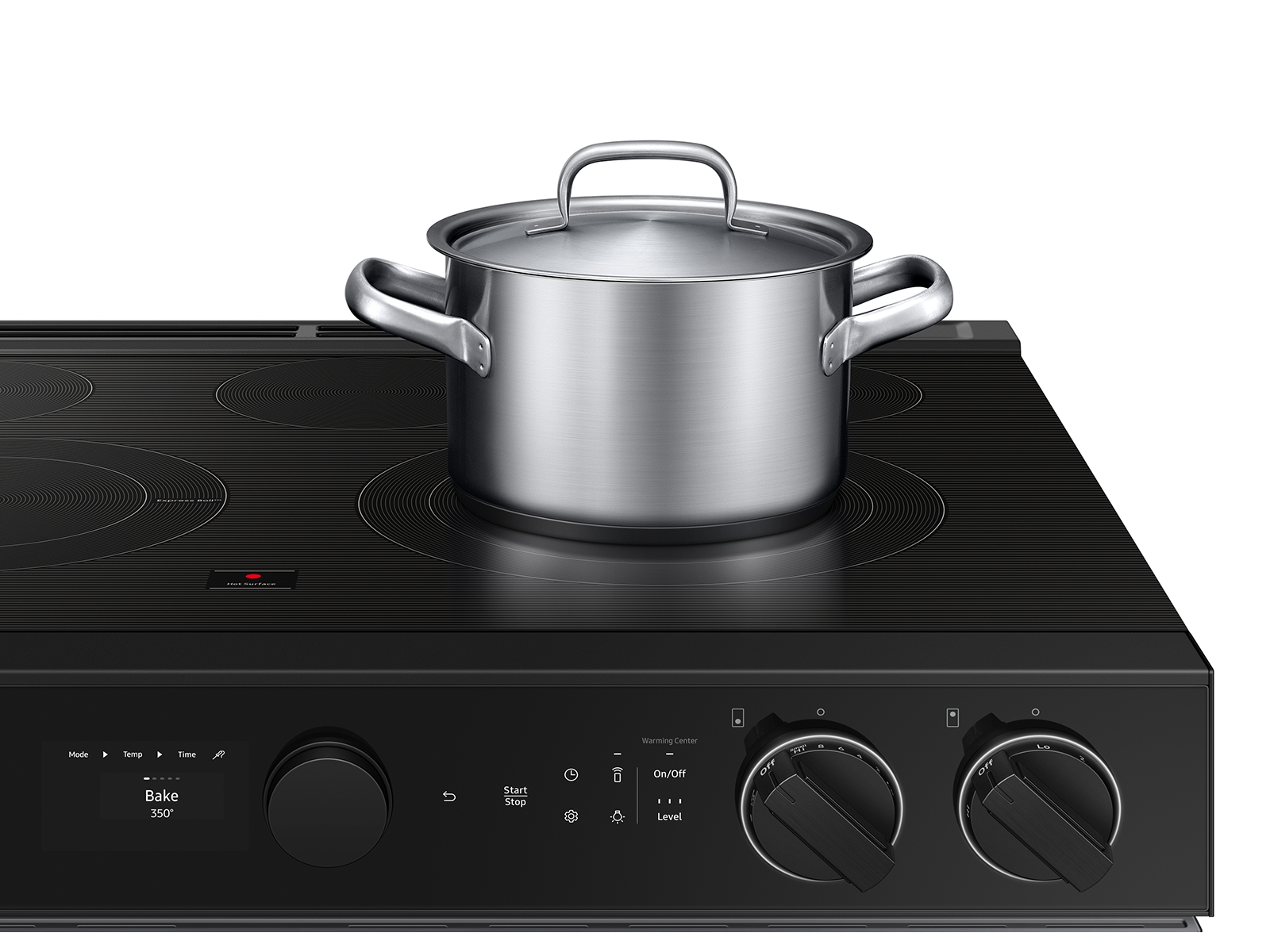 Thumbnail image of Bespoke 6.3 cu. ft. Smart Slide-In Electric Range with Smart Oven Camera & Illuminated Precision Knobs in Stainless Steel