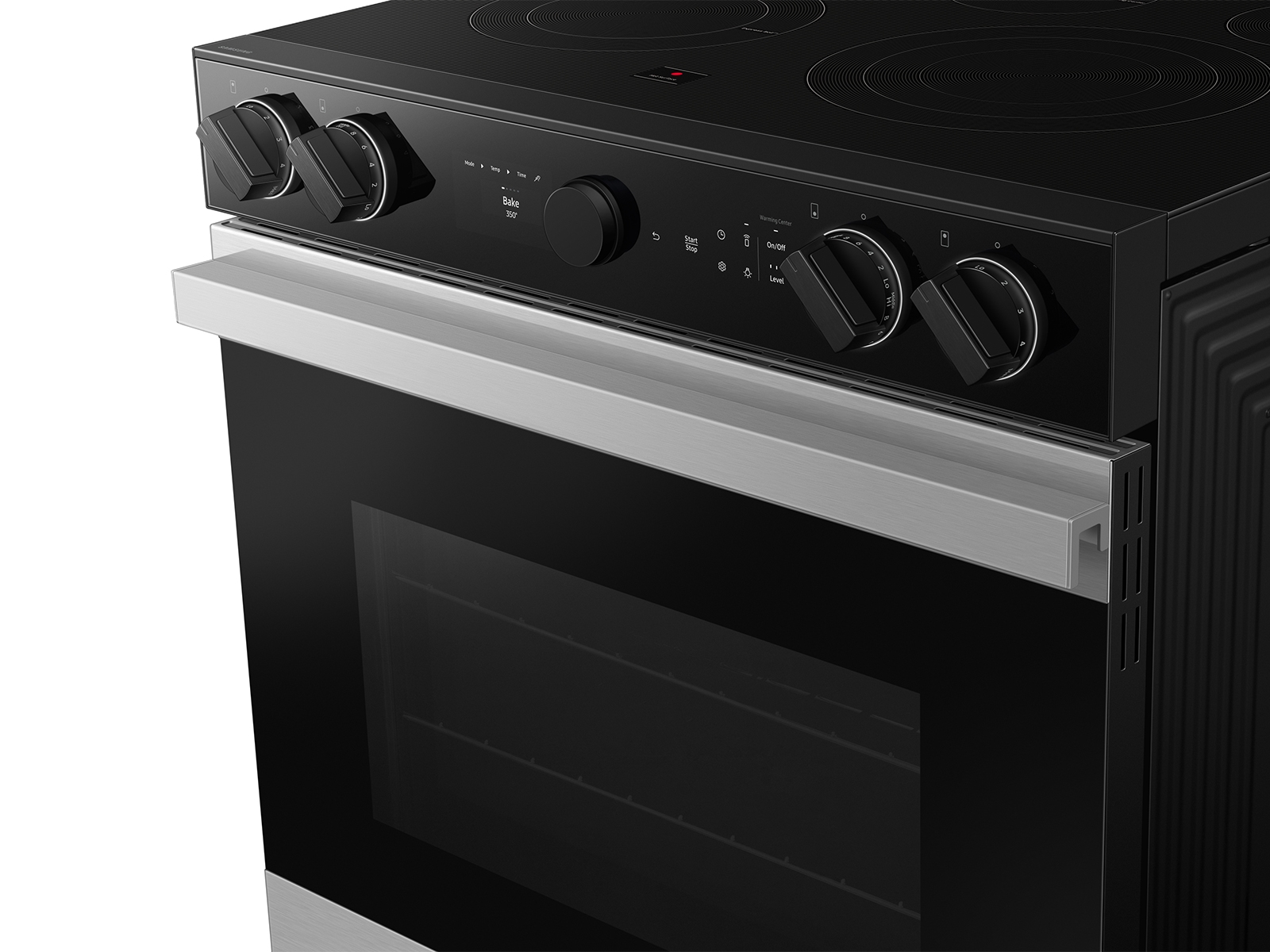 Thumbnail image of Bespoke 6.3 cu. ft. Smart Slide-In Electric Range with Smart Oven Camera & Illuminated Precision Knobs in Stainless Steel