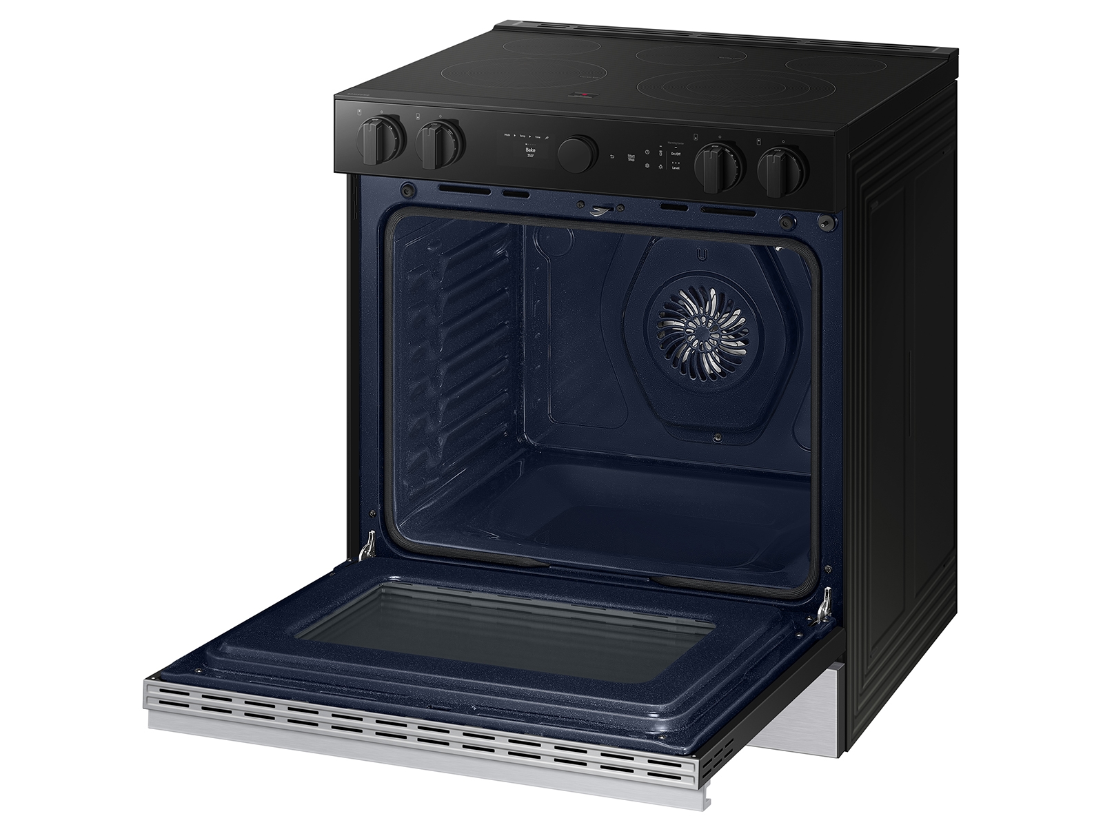 Thumbnail image of Bespoke 6.3 cu. ft. Smart Slide-In Electric Range with Smart Oven Camera & Illuminated Precision Knobs in Stainless Steel