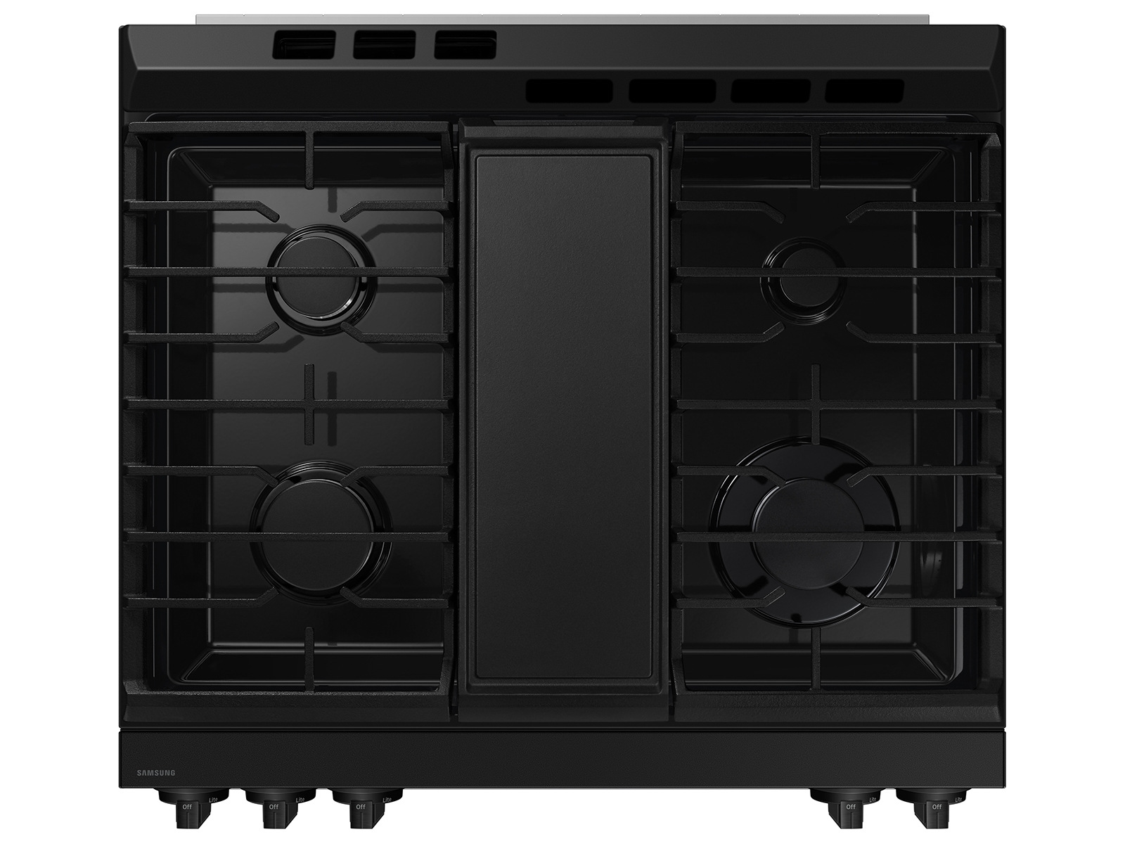 Thumbnail image of Bespoke 6.0 cu. ft. Smart Slide-In Gas Range with Air Fry & Precision Knobs in White Glass