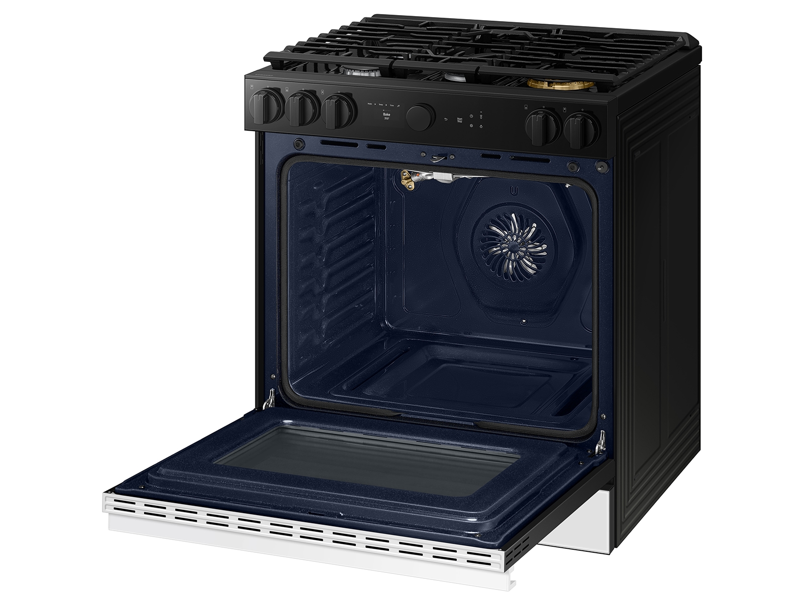 Thumbnail image of Bespoke 6.0 cu. ft. Smart Slide-In Gas Range with Smart Oven Camera & Illuminated Precision Knobs in White Glass