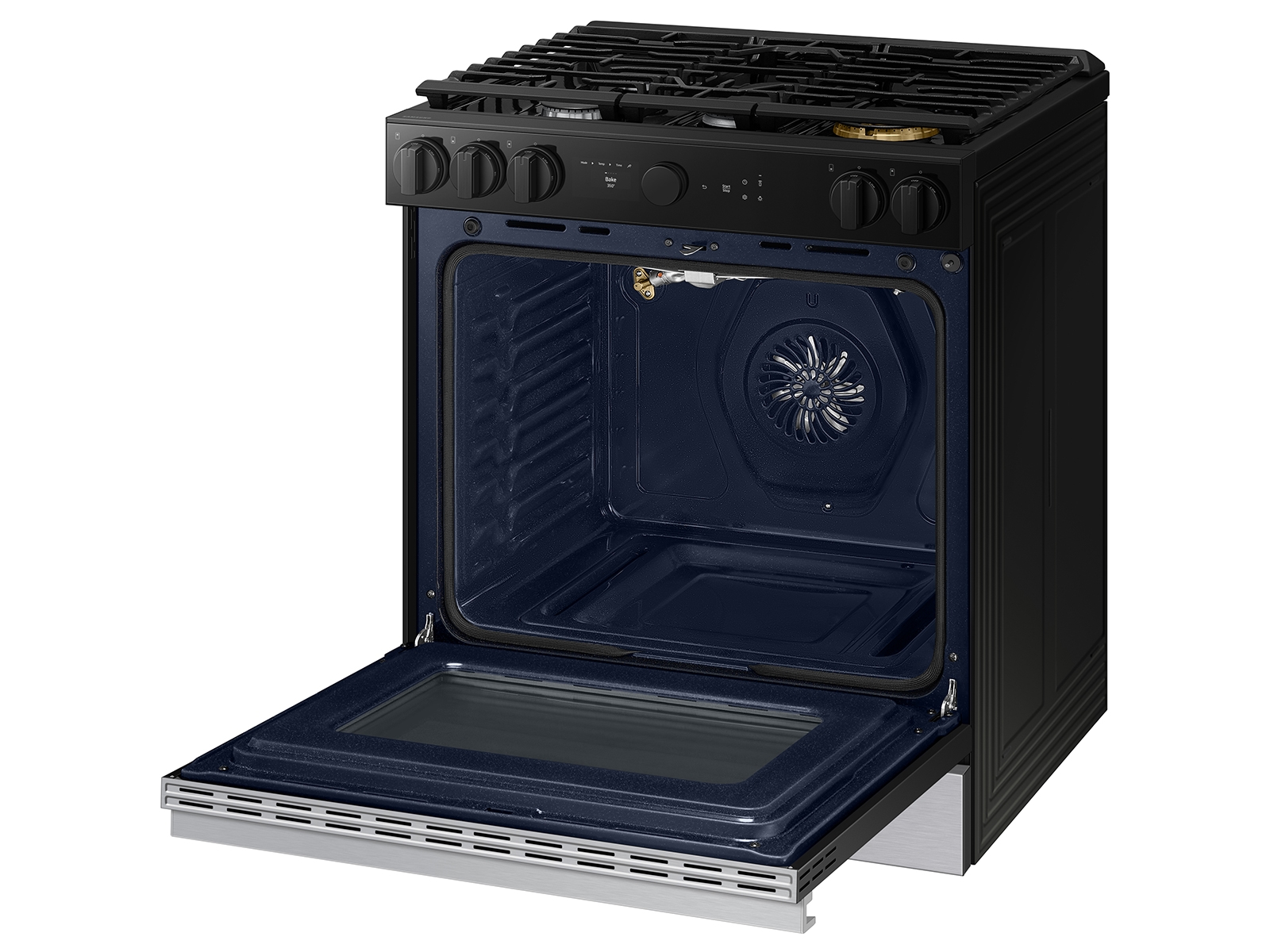 Thumbnail image of Bespoke 6.0 cu. ft. Smart Slide-In Gas Range with Smart Oven Camera & Illuminated Precision Knobs in Stainless Steel