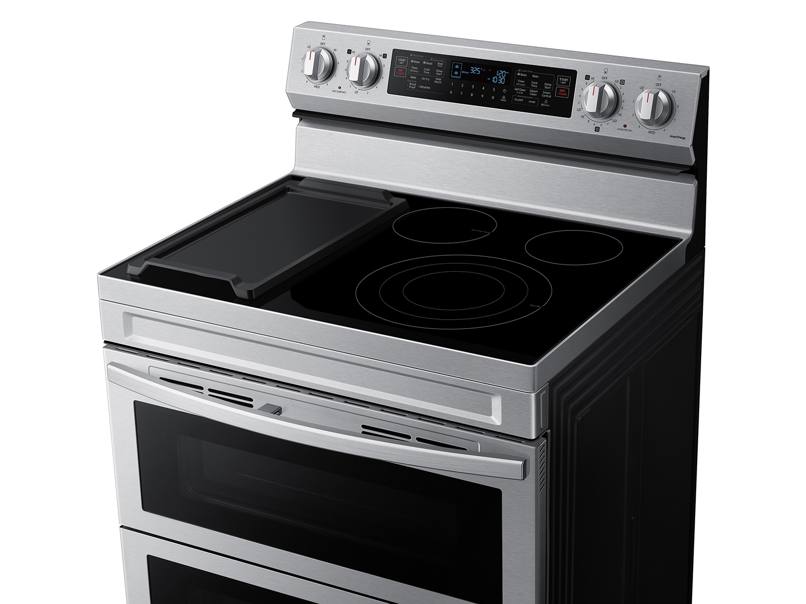 Thumbnail image of 6.3 cu. ft. Smart Freestanding Electric Range with Flex Duo™, No-Preheat Air Fry & Griddle in Stainless Steel