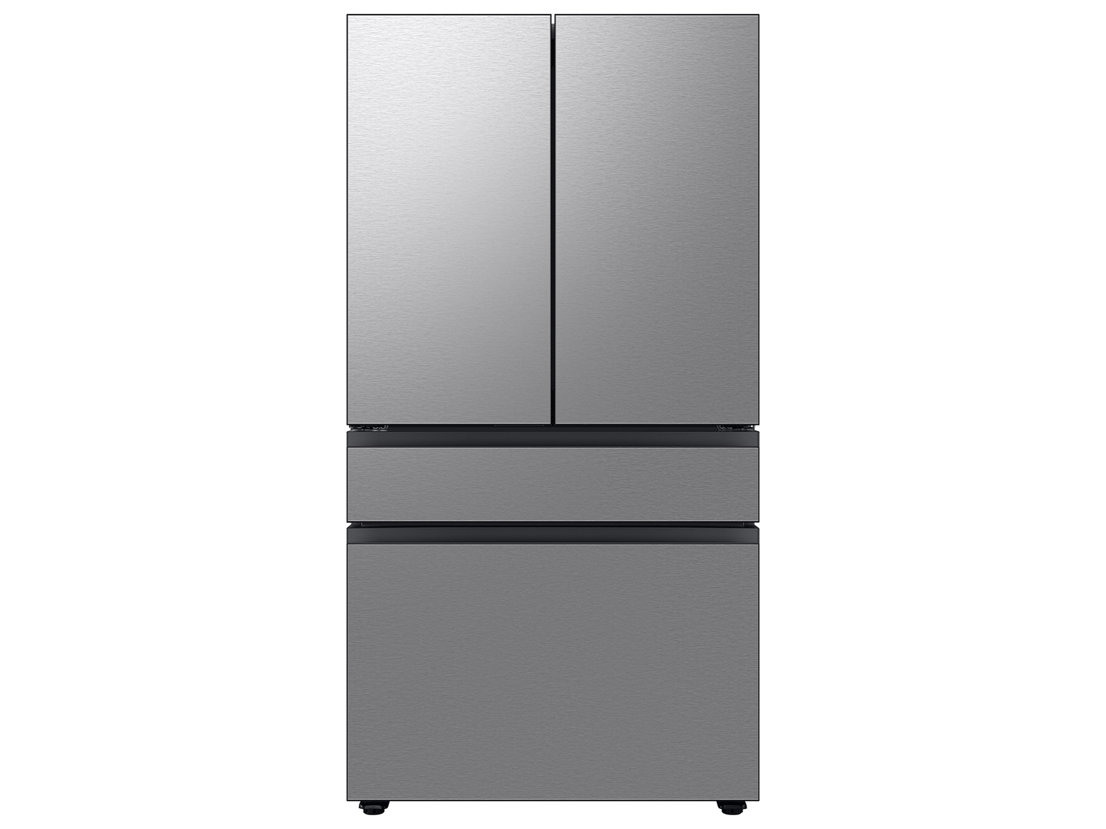 Thumbnail image of Bespoke 23 cu. ft. Counter Depth 4-Door French Door Refrigerator with Inner Beverage Center™ & FlexZone™ Drawer in Stainless Steel