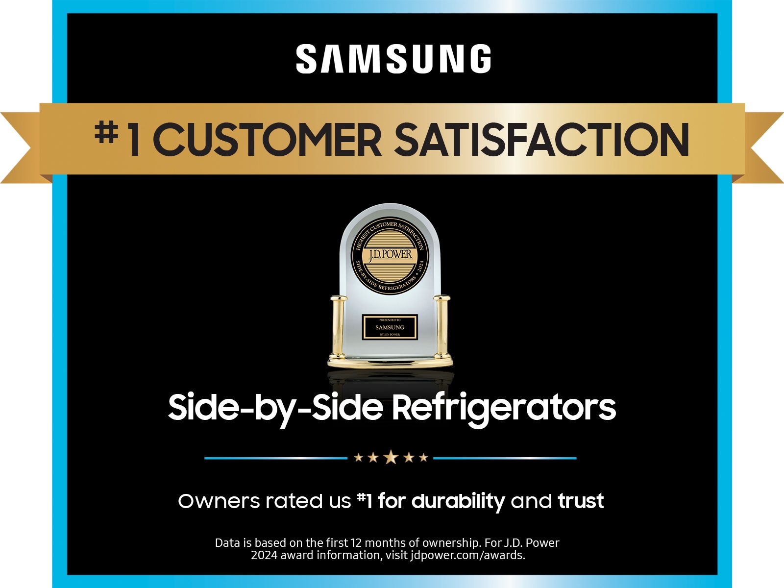 Thumbnail image of 26.7 cu. ft. Large Capacity Side-by-Side Refrigerator with Touch Screen Family Hub™ in Stainless Steel